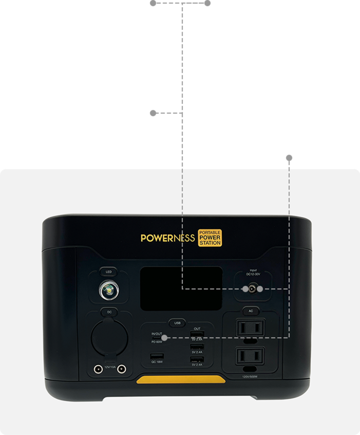 Hiker U500 has multiple ways to charge